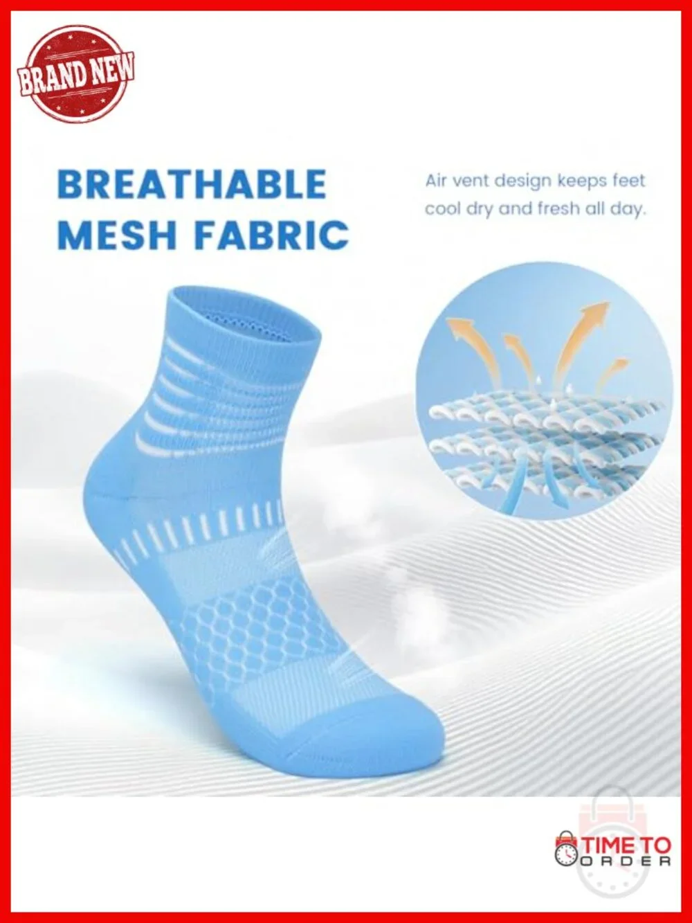 Ankle Compression Socks with Arch Support for Plantar Fasciitis Relief